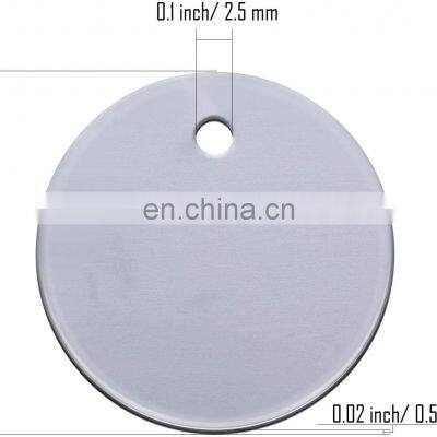 Aluminum Sheet Metal Plate Stamping Jewelry Making Tools Metal Tag Custom photo-2