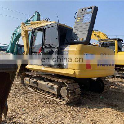 low working hours komatsu used hydraulic crawler excavator machine pc110-7 for mining work