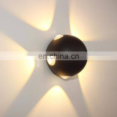 Hot Selling Modern Luxury Outdoor Lighting Fixture Exterieur Luminaire Decoration Scone Solar Wall Light