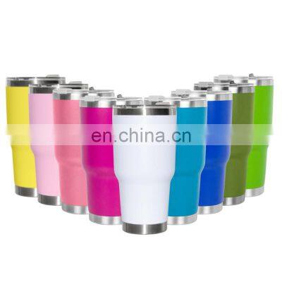 Custom Travel Black Double Wall Coffee Tumbler Cup Wholesale 30Oz Stainless Steel Tumbler