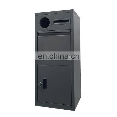 Anti Theft Outdoor Smart Mailbox waterproof mailbox Metal Parcel Delivery Box for Home