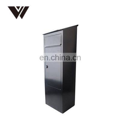 Extra Large Front Access Or Rear Access Fence Mounted Anti-theft Safe Courier Drop Letter Box Post Box For Parcel Mails Delivery photo-3