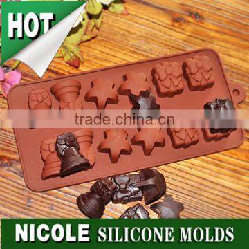 star shape silicone jelly moulds