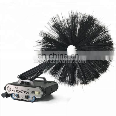 Professional manufacturer directly sell multifunctional pcs-350III air duct cleaning robot machine with rotation brush