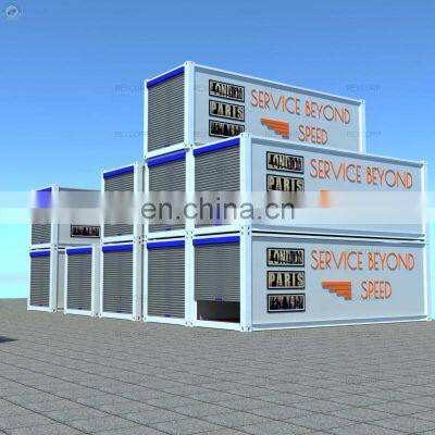 Customized Mobile Storage Container House Warehouse Small Cargo Container House Storage for Rent