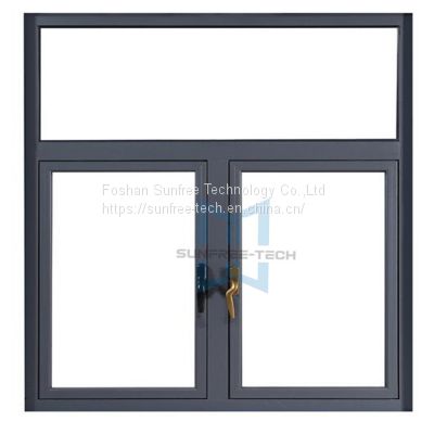 aluminum casement window Anti-thief thermal break aluminum tilt turn window