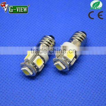 Superbright E10 5smd 5050 car led lighting 5smd led car bulb E10