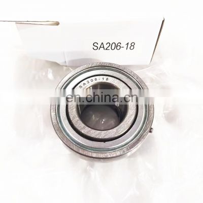 inch size insert ball bearing for housing GRA102-NPP-B YET206-102 agricultural bearing SA206-18 bearing