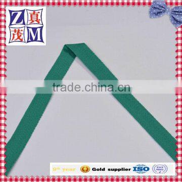 100% polyester herringbone tape green color