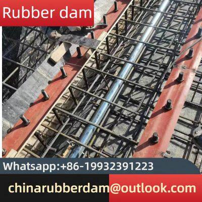 Rubber dam for channel, inflatable water retaining dam, slope water retaining dam, spot sales for Chinese factory