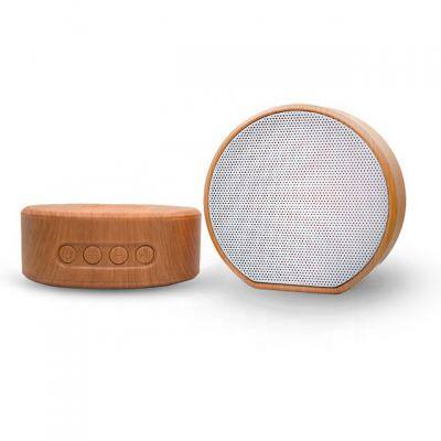 Factory Popular Design Wood Bluetooth Wooden Speaker Wireless Stereo JL V5.0 For Hot Sale