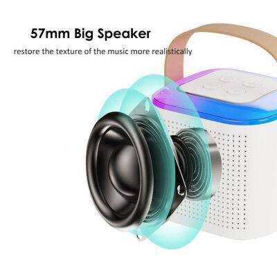 Portable Handheld Wireless Karaoke Microphone Bluetooth Speaker Mini Microphone With Speaker Wireless Microphone System photo-3