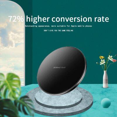 Wholesale Fast Wireless Charger Pad 15W Wireless Charger Compatible Wireless Charging Mobile Phone Portable Charger Universal photo-3
