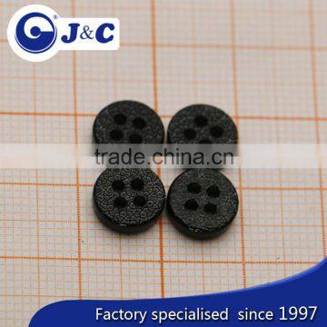 Black Colour of River Shell Buttons ,river Shells Shirt Buttons,4 Holes Buttons photo-2