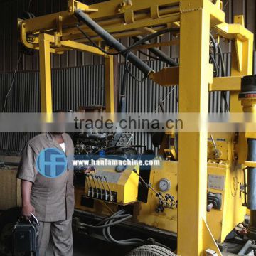 600m Depth! Easy to Operate! Golden ! HF-3 Trailer Hydraulic Water Well Drilling Machine