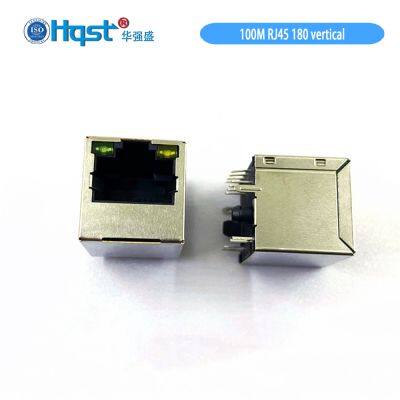 H1152E01A 100M Ethernet Filter 1X1 Port 180 UP Vertical Magjack RJ45 Female Connector 8p8c Cat5 Modular Jack/Socket photo-4