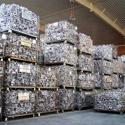 Heavy Duty Steel High Capacity Warehouse Mesh Box Wire Cage Metal Bin StorageContainer