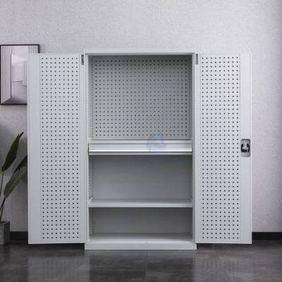 Metal Garage Storage Tool Cabinet Heavy Duty Tool Kit Workshop Workbench Steel Tool Cabinet photo-5