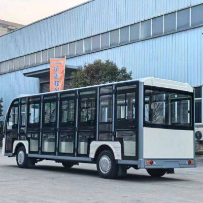 Large 23-seater Enclosed Electric Sightseeing Vehicle, High-frequency Shuttle Bus, Supports Logo Customization photo-2