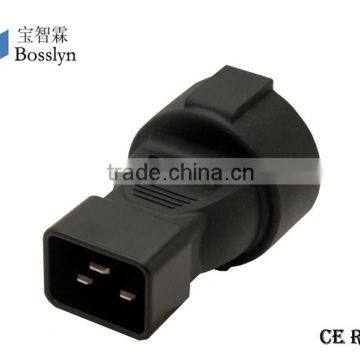 Excellent Quality European SCHUKO 3Pole Male Plug to IEC C19 Female Socket photo-5