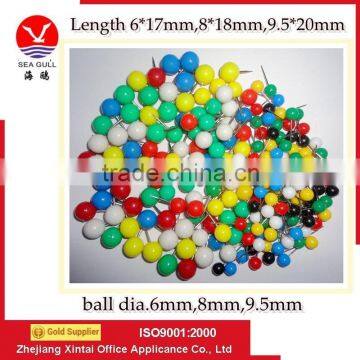 Wholesale High Quality 23mm Plastic Clear Square Head Thumb Tack