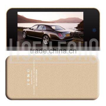 2015 Latest Ultra-thin Metal Shell Portable USB Battery Bank Power