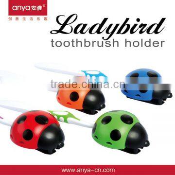 D460 Ladybird Ladybug Cute Kid Toothbrush Suction Cup Breathable Dustproof Toothbrush Accessories Wall Mounted Brush Holder                        
                                                Quality Choice
                                            