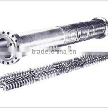 Injection screw and barrel