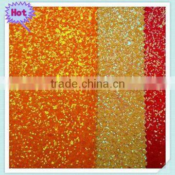 Synthetic Leather Glitter Fabric Factory Fancy Leather photo-4