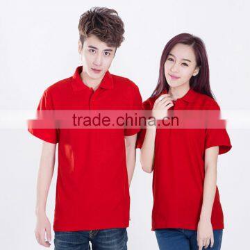 2016 Wholesale Promotional OEM Printed 100 Cotton Blank Unisex Polo Shirt