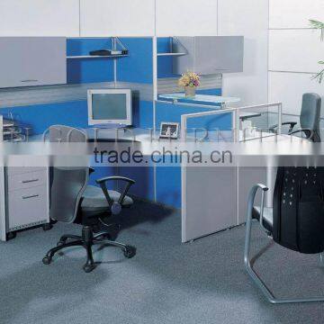 demountable partition walls call center office desk with screens workstation(SZ-WST691)