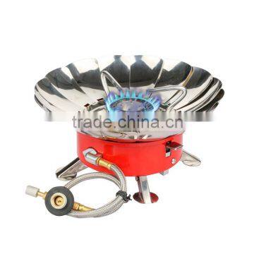 Portable Collapsible Windproof Outdoor Backpacking Gas Camping Stove