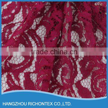 Unique Design Widely Used Wholesale Purple Lace Fabric