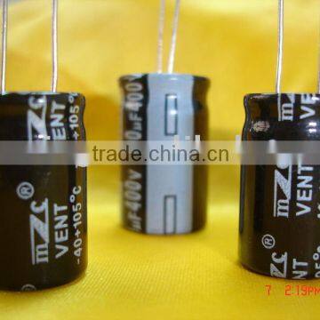 5000 hours alum. E-cap. capacitors for energy saving lamps