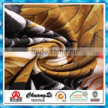 DTY Knitted Textile Polyester Spandex Digital Printed Fabric photo-5