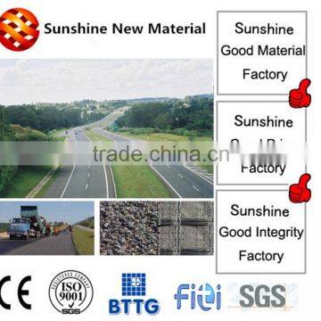 Fiberglass uniaxial basalt reinforcing mesh / basalt geogrid