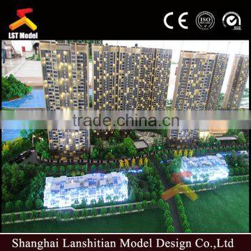 3d visual residential building models/ house models for exhibition