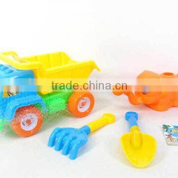 Hot Selling Summer outdoor Plastic Beach Car, Funny Beach Toy Set For Kid