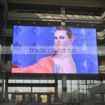 Competitive price outdoor full color transparent grid led advertising video curtain display/flex led curtain display