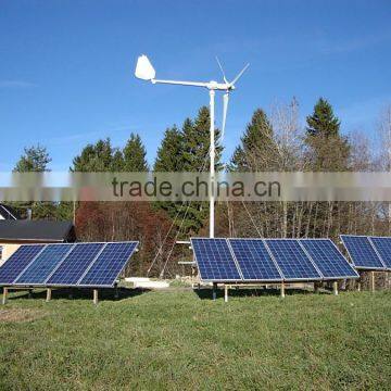 PROMO! 48V wind solar power generation 5KW hybrid solar wind power system, Horizontal axis 3kw wind turbine, mono solar 2kw