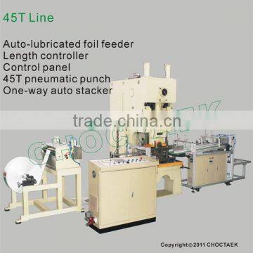 2014 most lastest aluminium foil container production line CTJF-45T