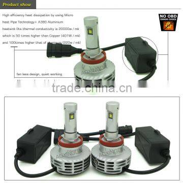 6 Gen Fanless All in One CANBUS LED Headlight H8 H11 photo-2