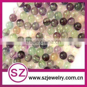 14mm natural green flourite crystal beads for DIY bracelet and necklace