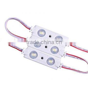 ABS Injection 3 Chips Smd 2835 Led Rgb 160 Degree Waterproof With Lens for Luminous Letter Source