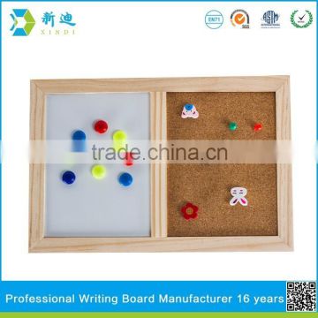 Lanxi xindi half white board cork board teaching aids for schools