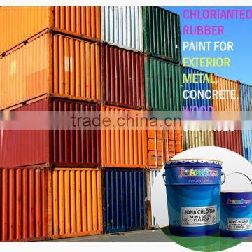 Chlorinated Rubber Paint Waterproof, Heat resistant for Exterior Metal, concrete and wood surfaces JIS Standard JONA CHLORRUB