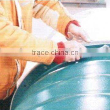 Painted large diameter currugated metal pipe