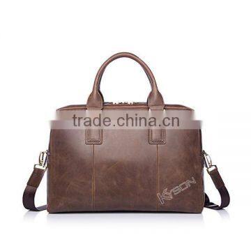 Spring messenger leather tote bag