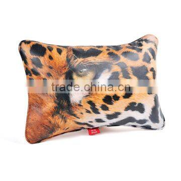 Leopard Left Eye Leather Throw Pillow Decorative With Insert Supplier's Choice photo-2