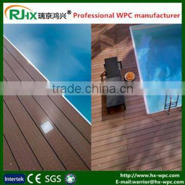 DIY WPC tiles for indoor and outdoor floor/wpc interlocking decking tiles